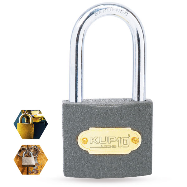 KUP10 UZUN KANCA ASMA KİLİT GRİ